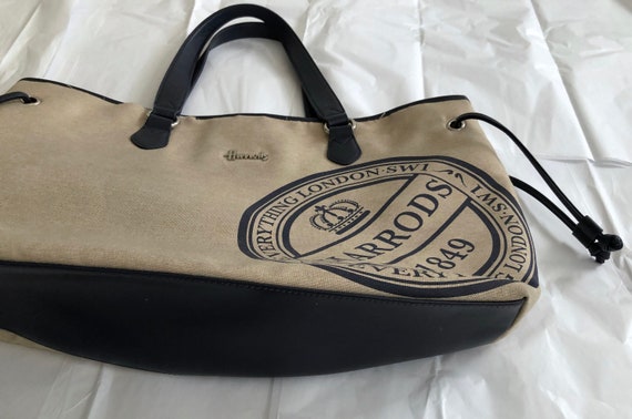 Harrord's Tote Bag canvas purse London - image 2