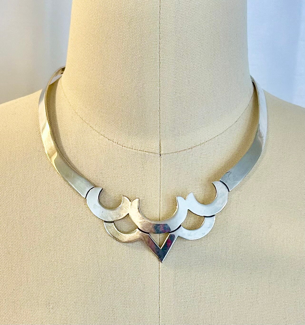 ヴィンテージ タスコ メキシコ 職人手作り スターリングシルバー 925