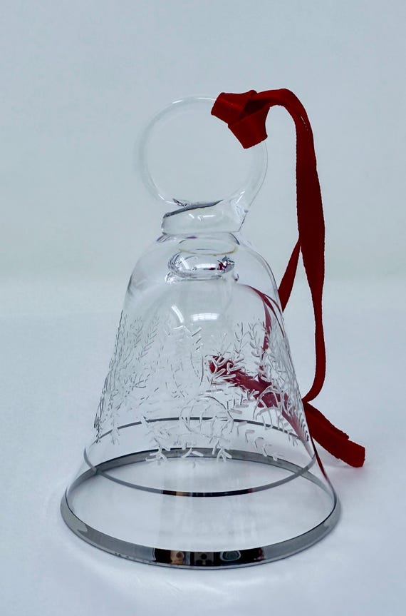 VTG 1983 Lenox Crystal First Annual Christmas Ornament – Bell With