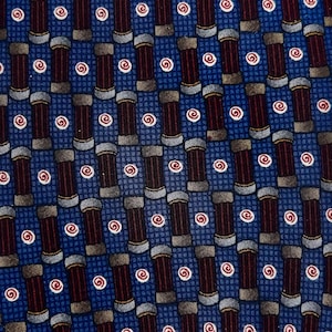 Jerry J Garcia 100% silk tie necktie wine blue Birdland