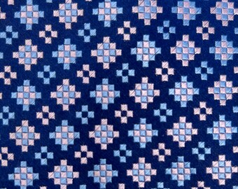 Ben Sherman silk brocade tie necktie blue pink