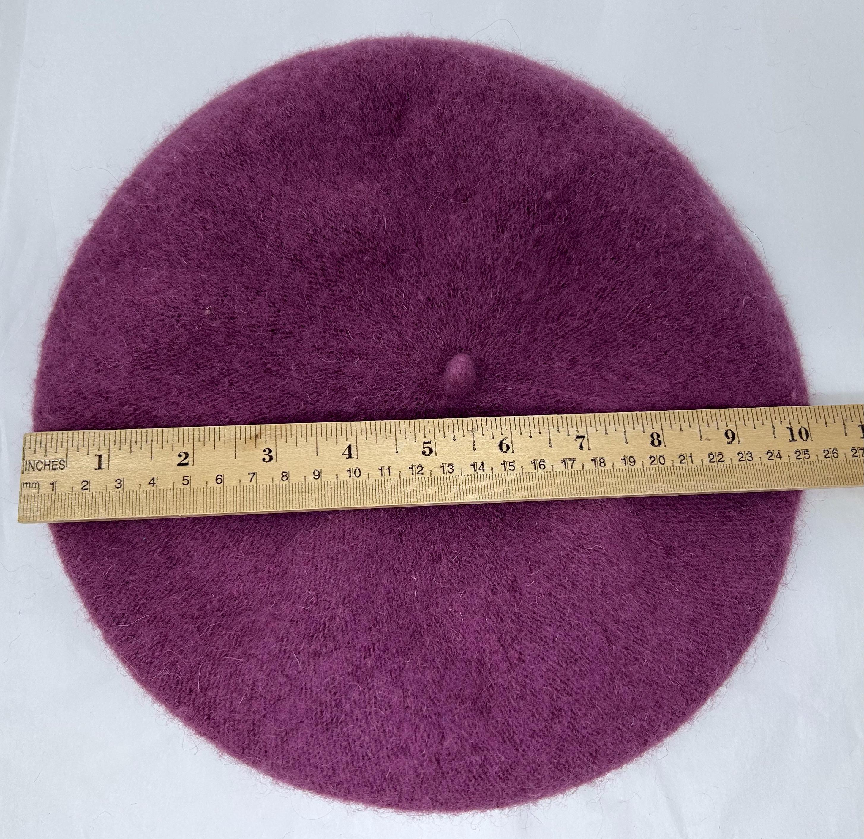 Women\'s Wool Felt Ribbon French Fashion Vintage Millinery Beret Hats Purple 1 Hello i main image 2