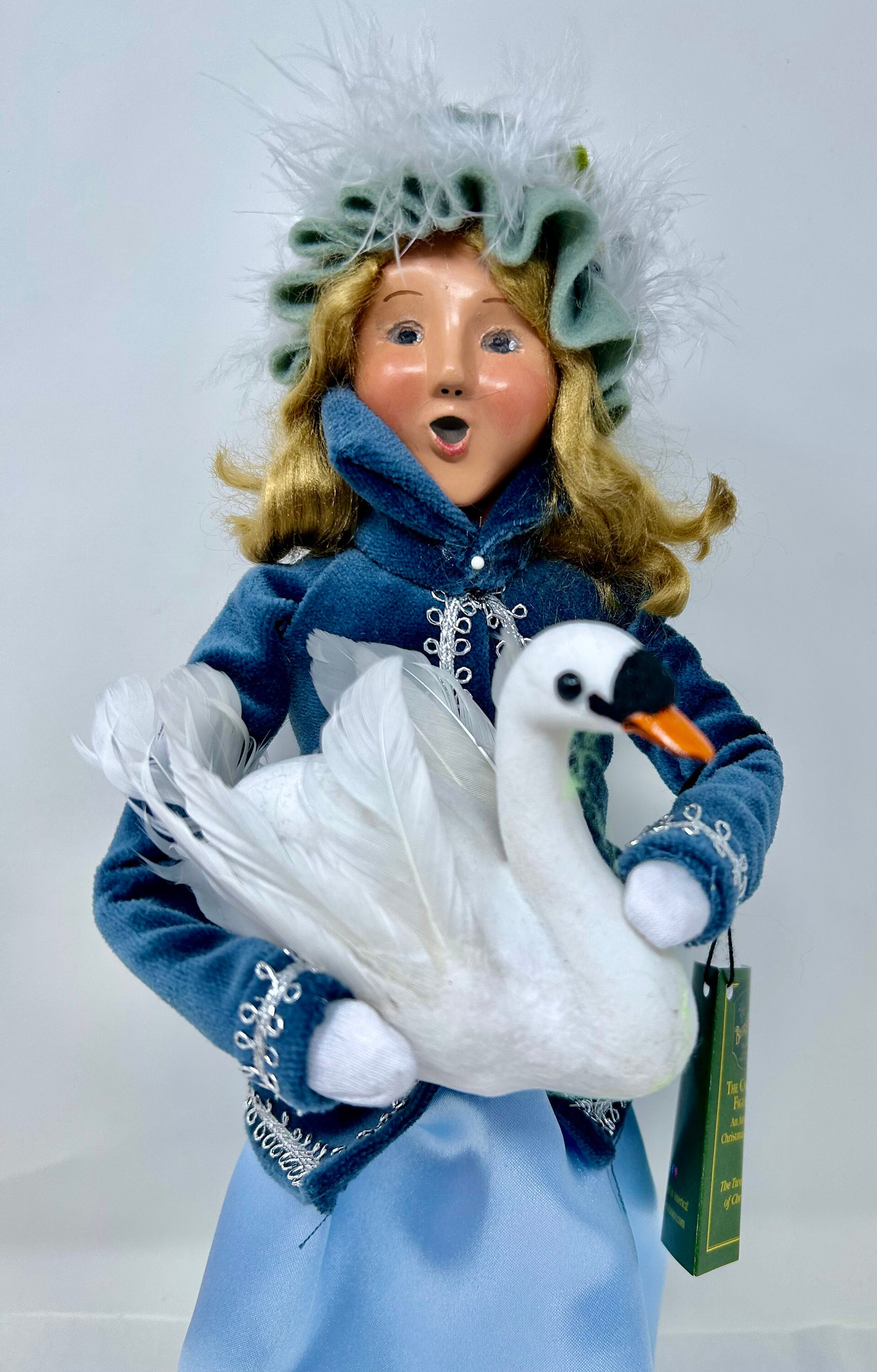 バイヤーズチョイス「7羽の白鳥が泳ぐ」人形 - クリスマス12日間