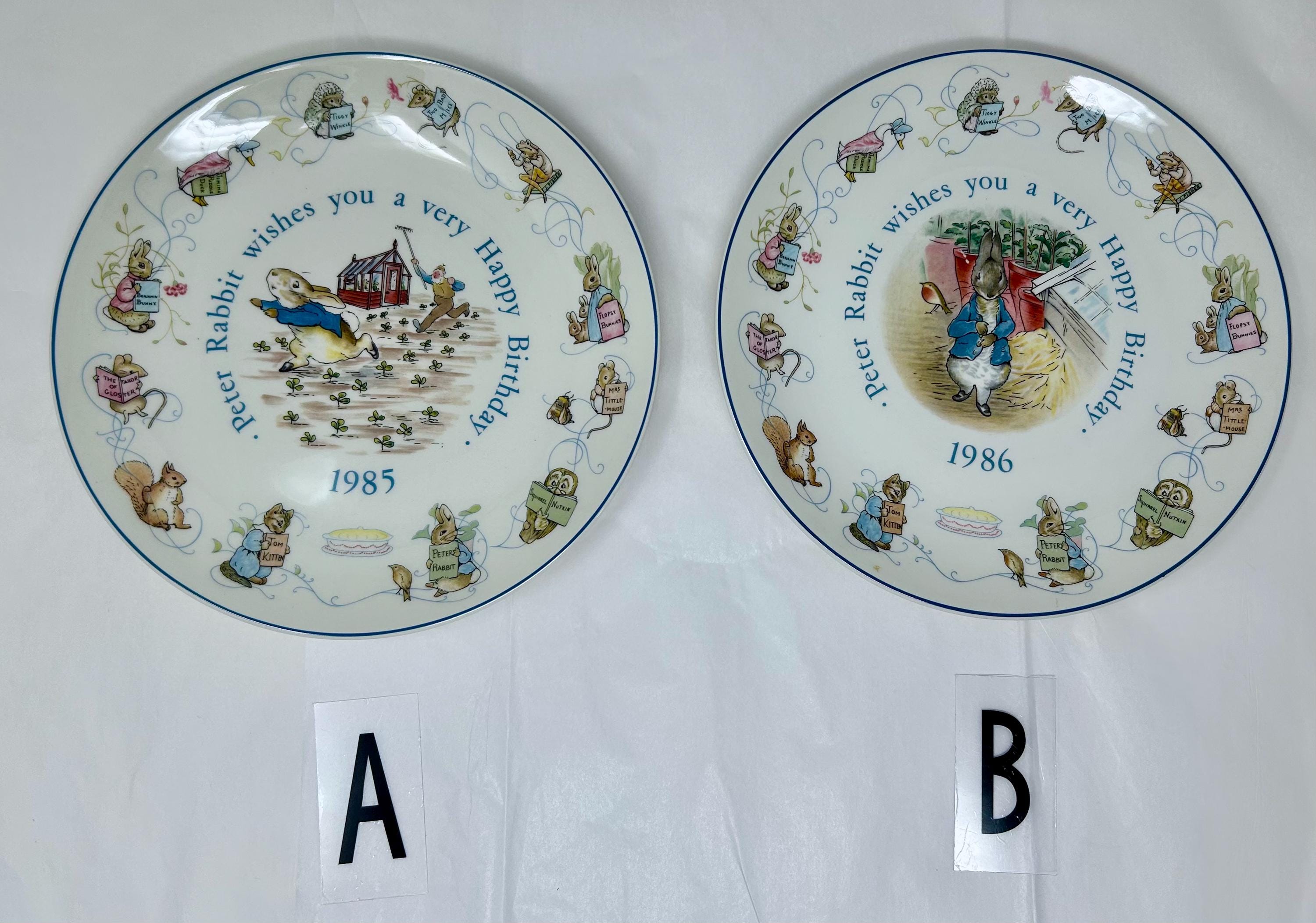 【ウエッジウッド】ピーターラビット　BIRTHDAY プレート　1986年 楽天市場】ウェッジウッド Wedgwood ピーターラビット 英国製