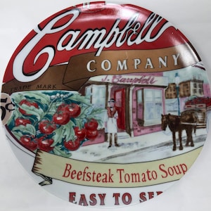 vintage Campbell Campbell's Soup Heritage Collection plate Beefsteak Tomato  2003