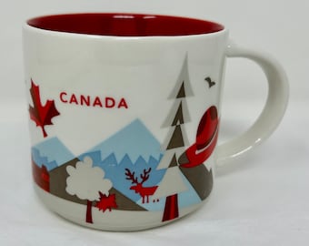 Vintage Starbucks You Are Here mag CANADA