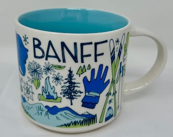 Starbucks Banff Mug – Been There Series Across the Globe Collection 14oz – Canada Coffee Cup