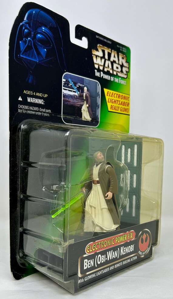 Vintage 1996 Kenner Star Wars Ben Obi-wan Kenobi Electronic Power