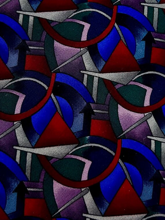 J. Garcia Silk Tie - Clockworks Collection Eight … - image 1