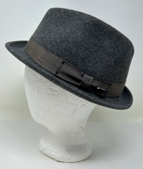 Bailey Wynn Fedora Hat – Gray Litefelt Wool – X-large  display picture 2