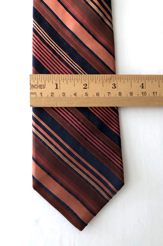 vintage Broletto strip silk tie necktie - image 3