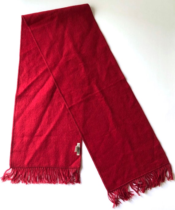 Indigenous One Weave 100% Alpaca Scarf Peru red - image 4