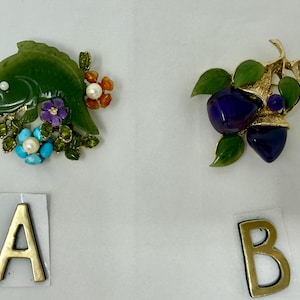 Swoboda jade brooch - Etsy 日本
