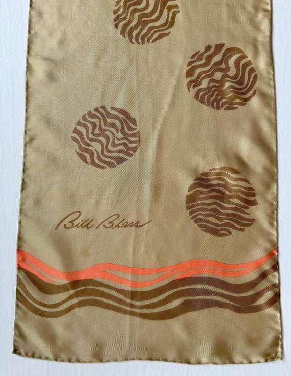 vintage Bill Glass silk champaign brown salmon rec