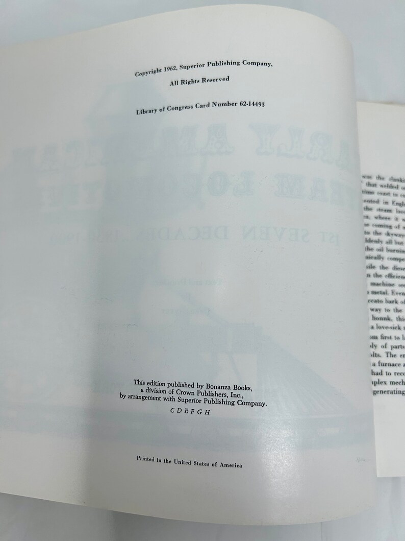 1962 Frühe amerikanische Dampflokomotiven, 1. Sieben Jahrzehnte, 1830-1900. Text und Zeichnungen von Reed Kinert Bild 5