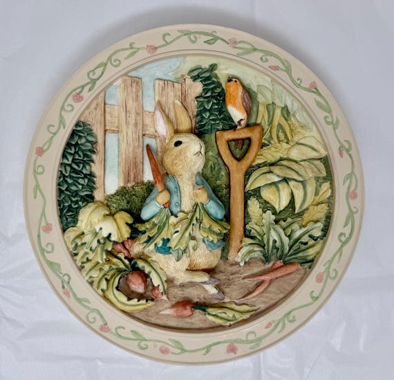 Vintage Beatrix Potter Collector Plate – “the Tale of Peter Rabbit