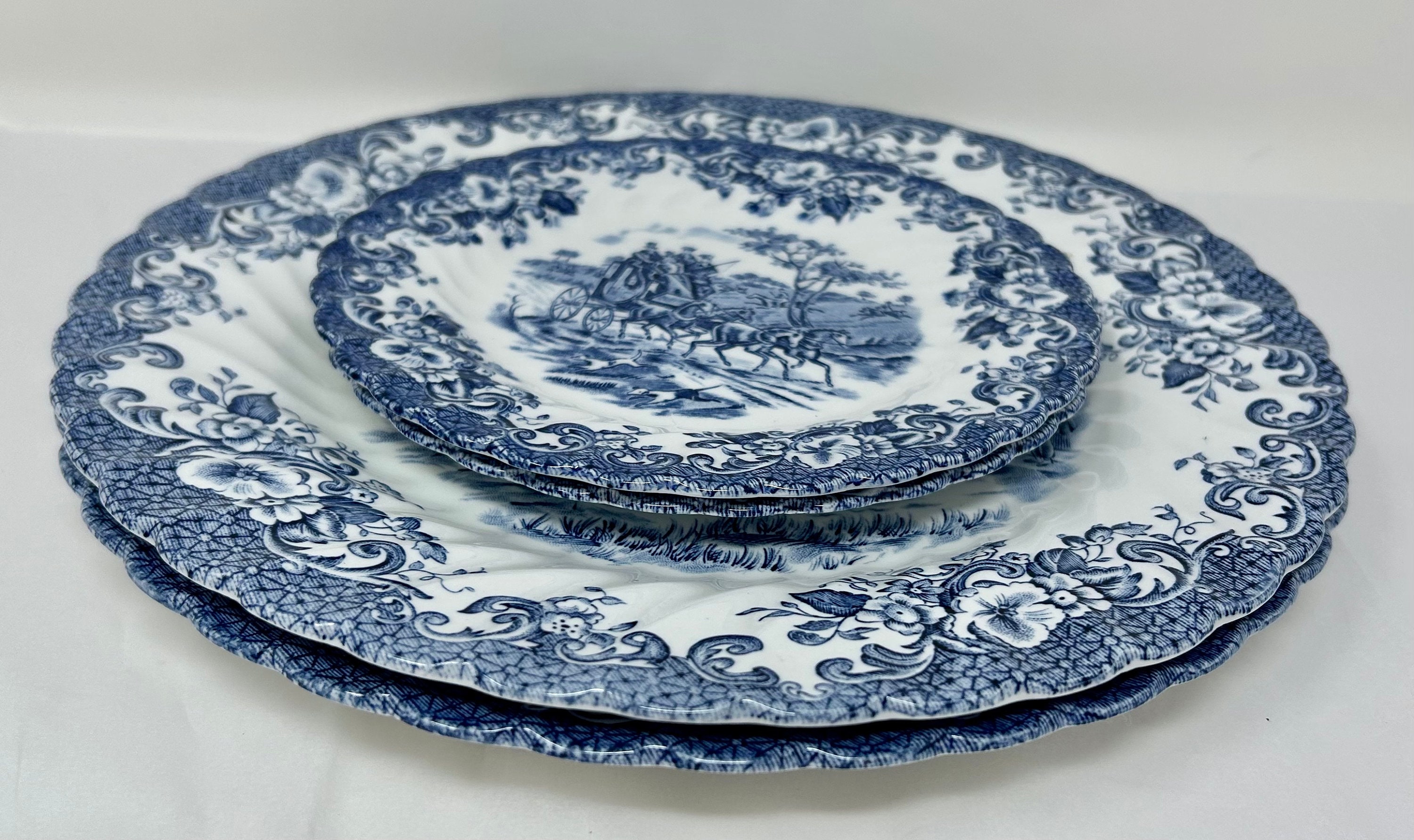 JOHNSON BRO.S 『jardiniere』　ディナープレート　4枚 163baf37e940c1e9d7c137dd7931de