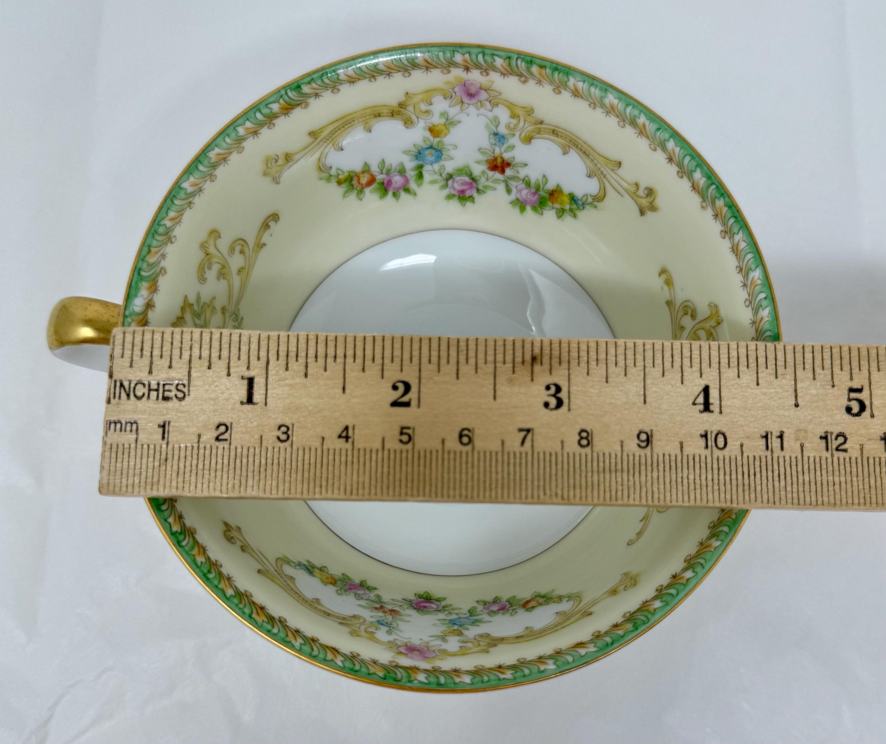 Vintage Noritake Double Handled Soup Bowls – M-in-wreath Japan