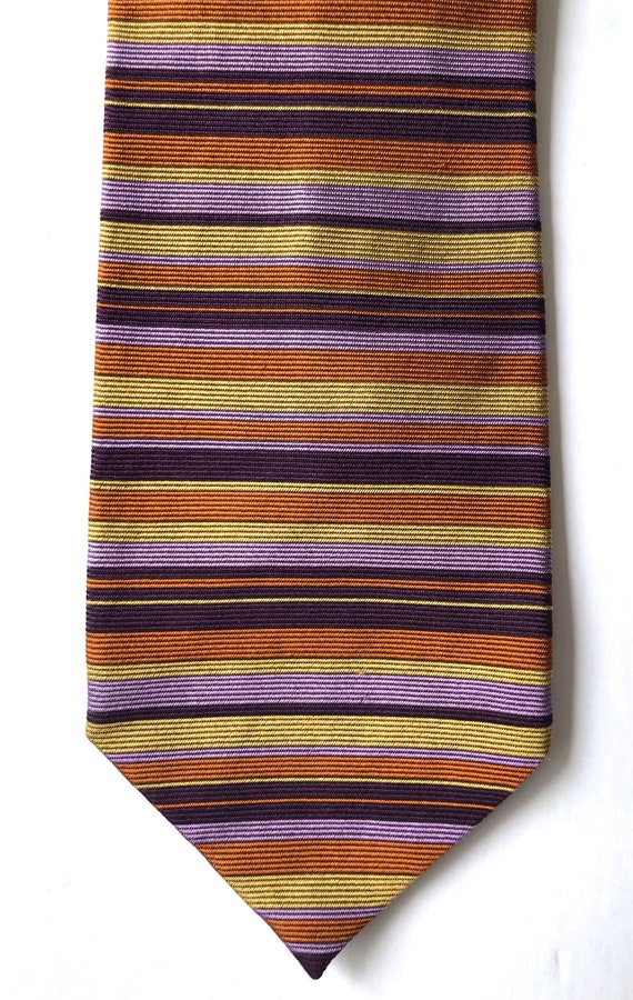 vintage Allea for Nordstrom silk striped tie neckt