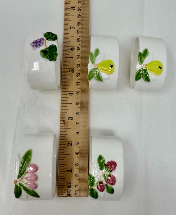 Set 6 Portatovaglioli In Eucalipto Finto Intrecciato A Mano – Decorazione Tavola Boho Per Matrimoni E Pasqua