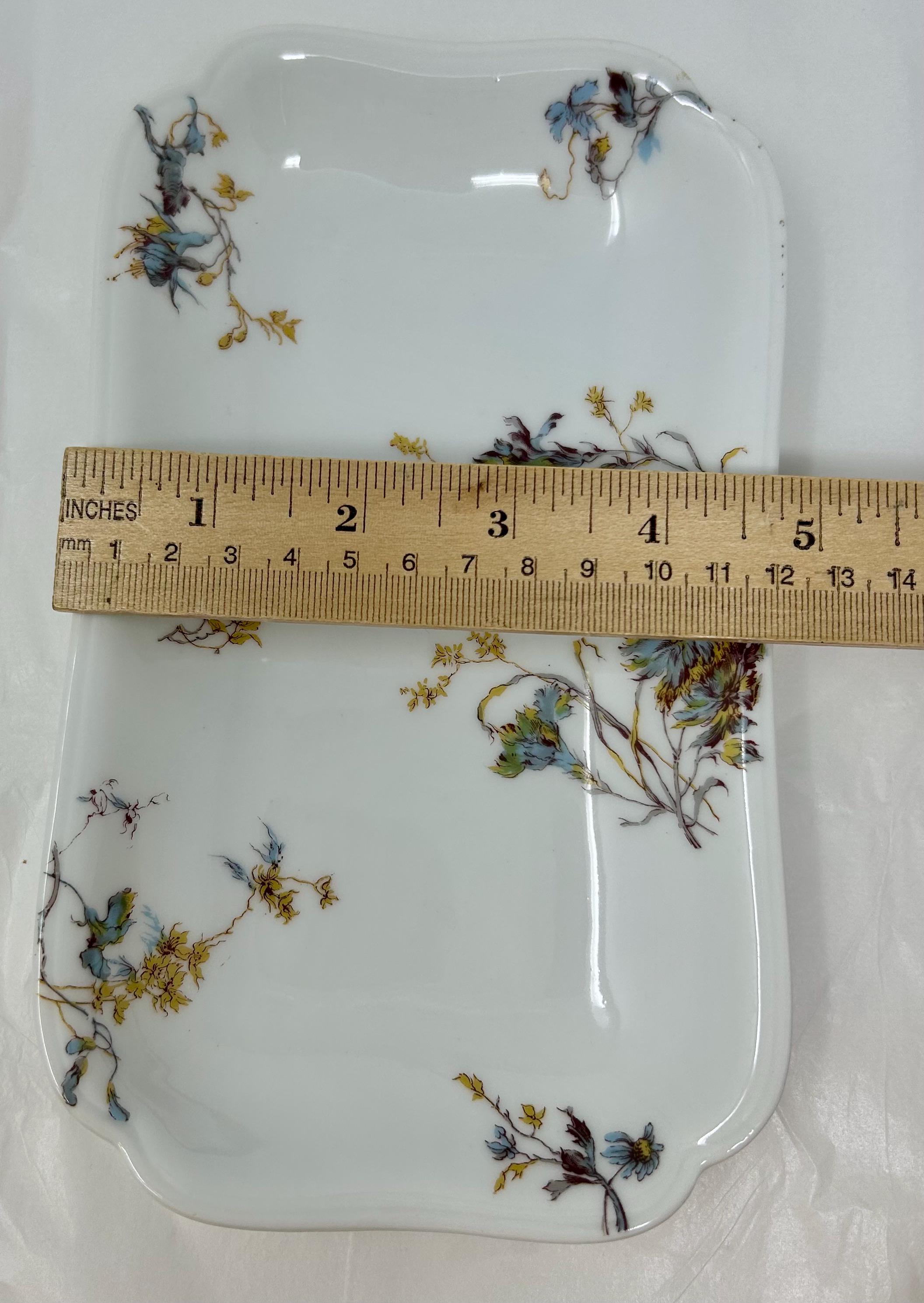 Vintage Haviland Limoges France Floral Tray – H&C Depose Rectangle