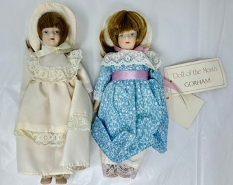 Gorham Doll of the Month Porcelain Dolls – October & November