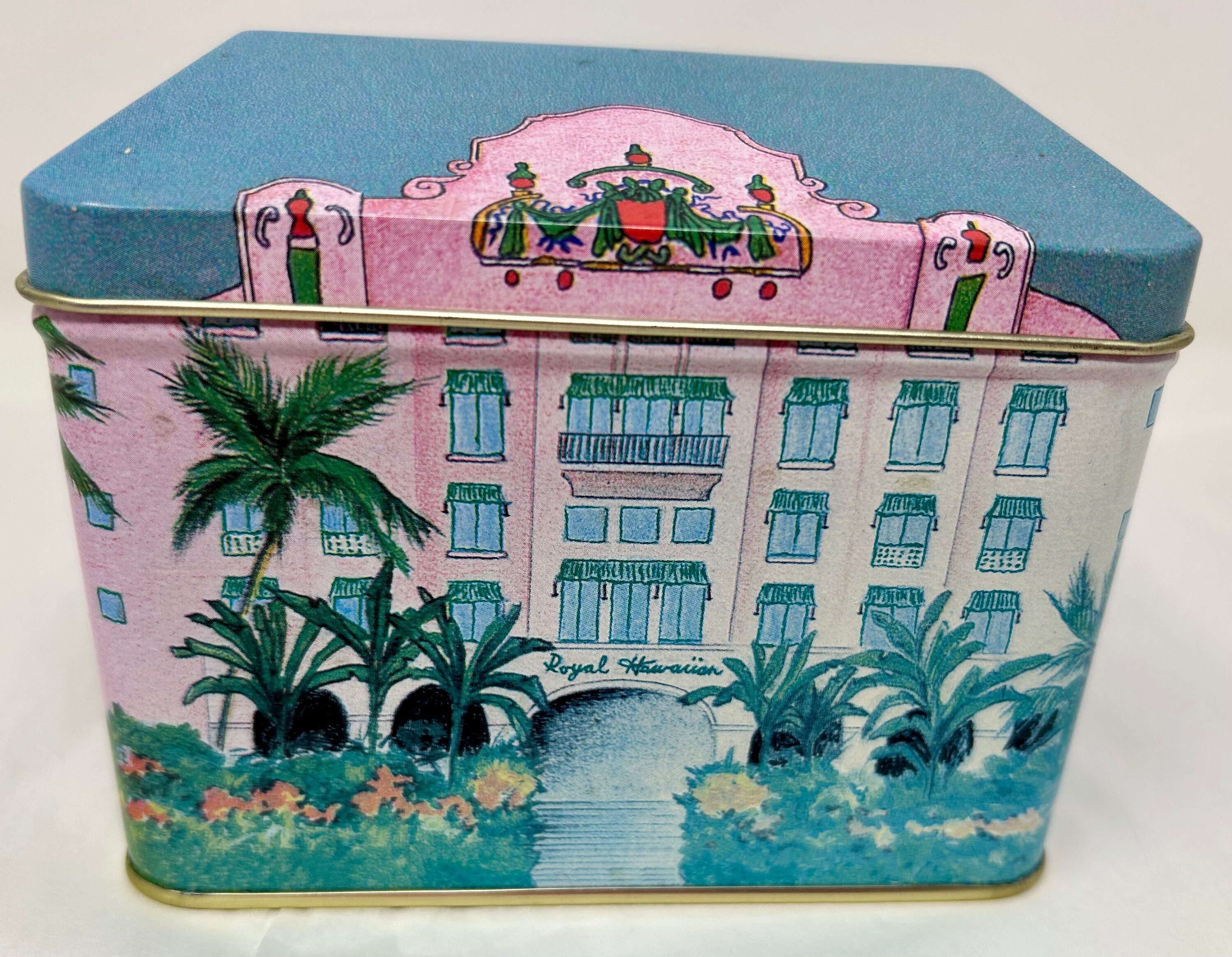 vintage The Royal Hawaiian Hotel かさ張る box 