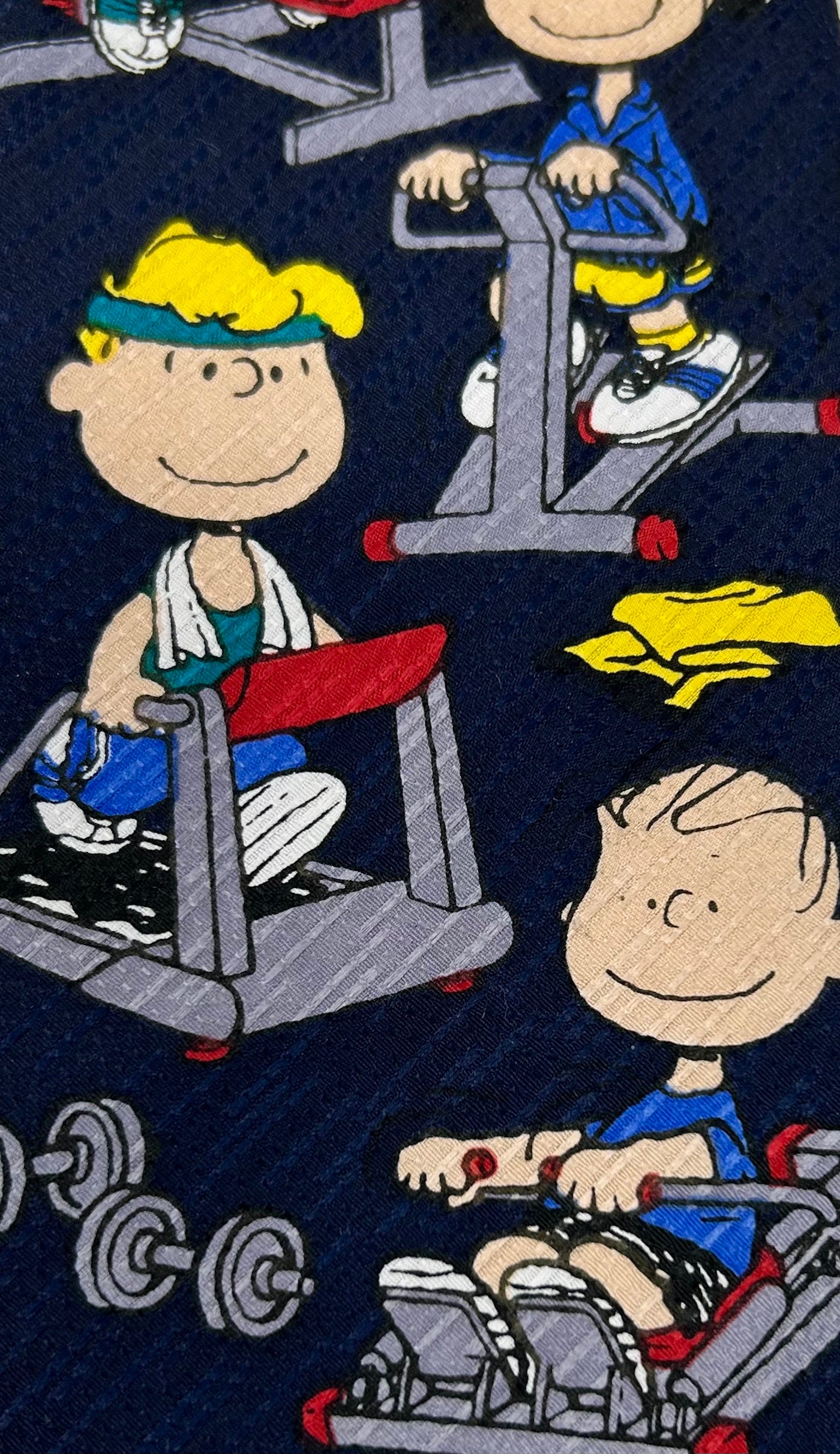 Charlie Brown Peanuts Gang Tie Workout Gym Snoopy Woodstock Etsy
