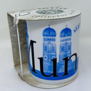 Starbucks City Mug Munich – Collector Series – Rastal – Vintage with Original Packaging – Germany Skyline