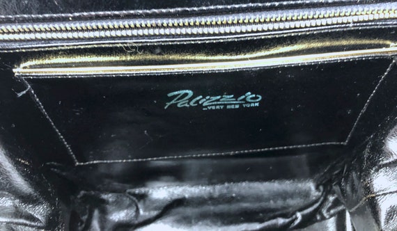 Palizzio New York croc purse black handbag purse - image 9