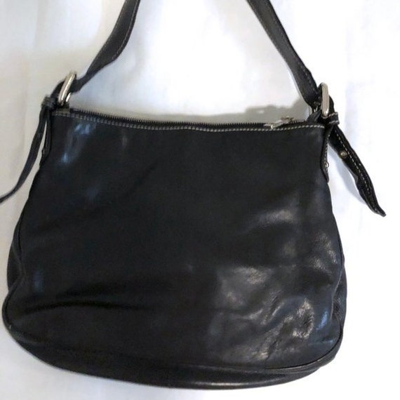 Leather Bag Marc Jacobs Black Shoulder Handbag Tote Purse Satchel
