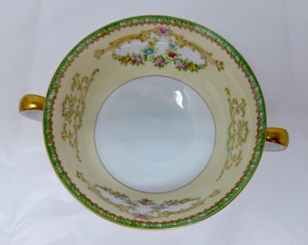 Vintage Noritake Double Handled Soup Bowls – M-in-wreath Japan