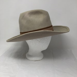 vintage Spur 100% wool felt hat cowboy 7 3/8 tan western