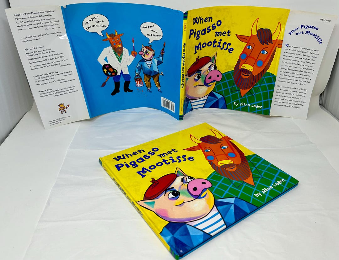When Pigasso Met Mootisse by Nina Laden 1998 Hardcover Children's Book ...