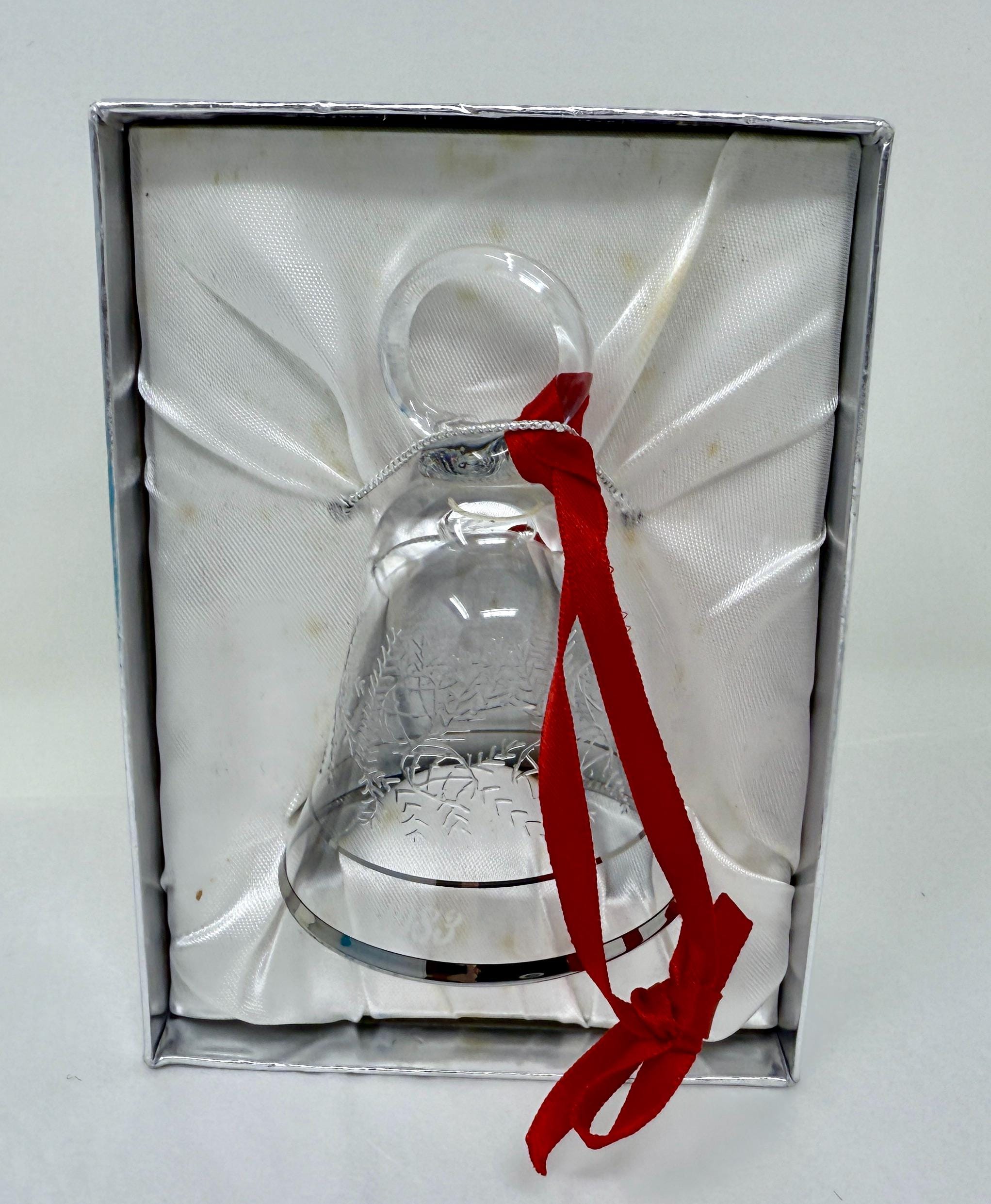 VTG 1983 Lenox Crystal First Annual Christmas Ornament – Bell With