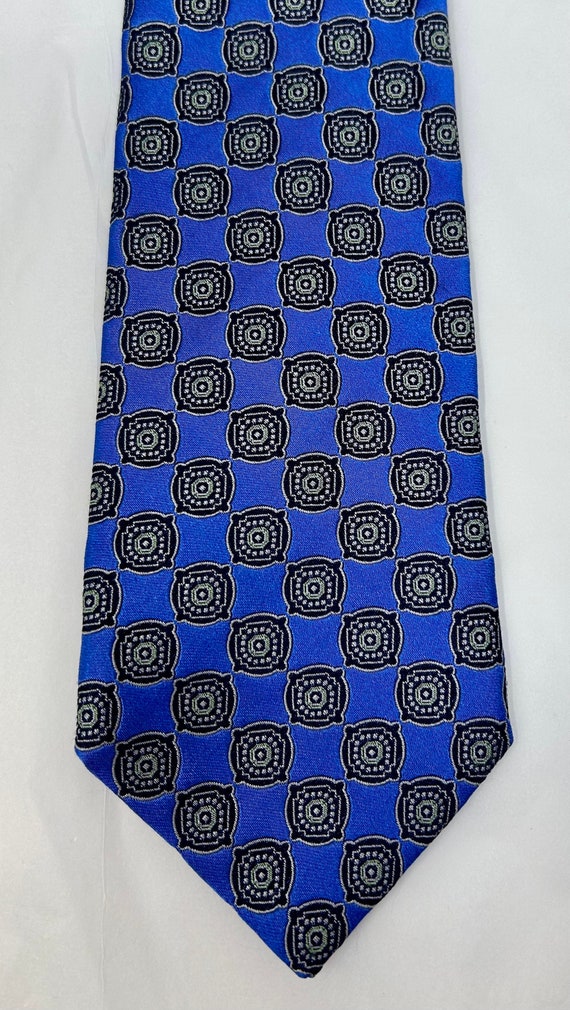 John Nordstrom silk tie necktie blue - purple silk