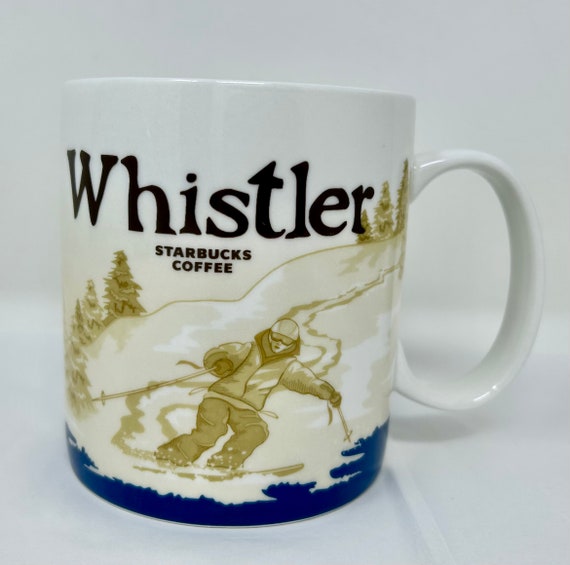 スターバックス シティマグ 旧デザイン WHISTLER Starbucks Coffee Mug – Whistler Canada City Mug 16 Oz – 2009