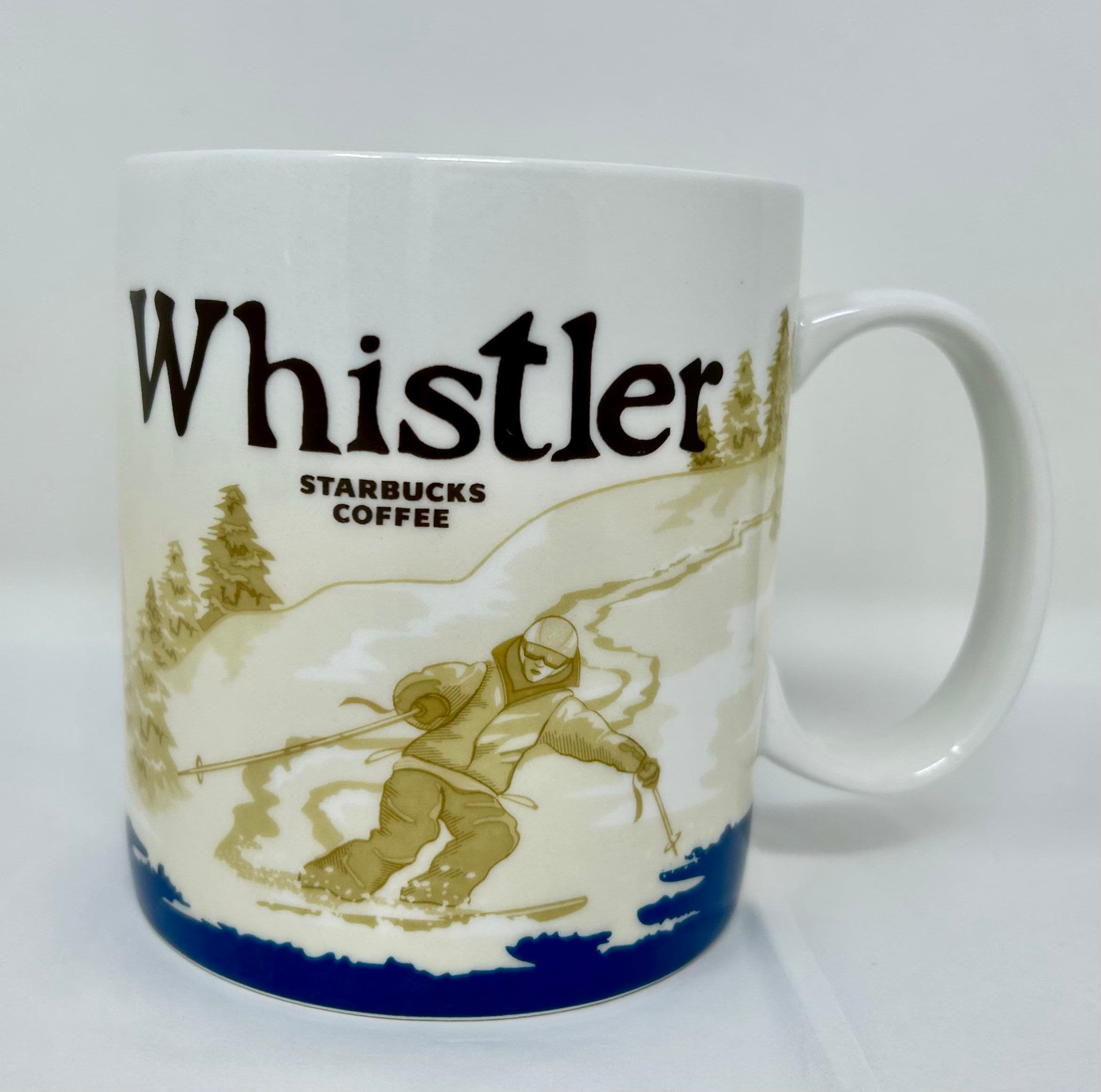スターバックス シティマグ 旧デザイン WHISTLER Starbucks Coffee Mug – Whistler Canada City Mug 16 Oz – 2009
