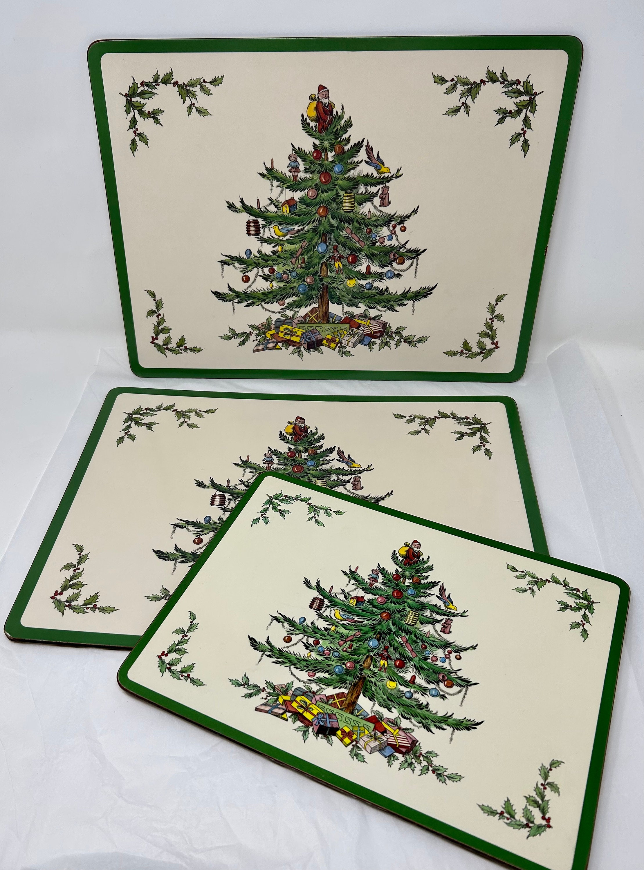 Pimpernel Placemats Spode Christmas Tree - Etsy