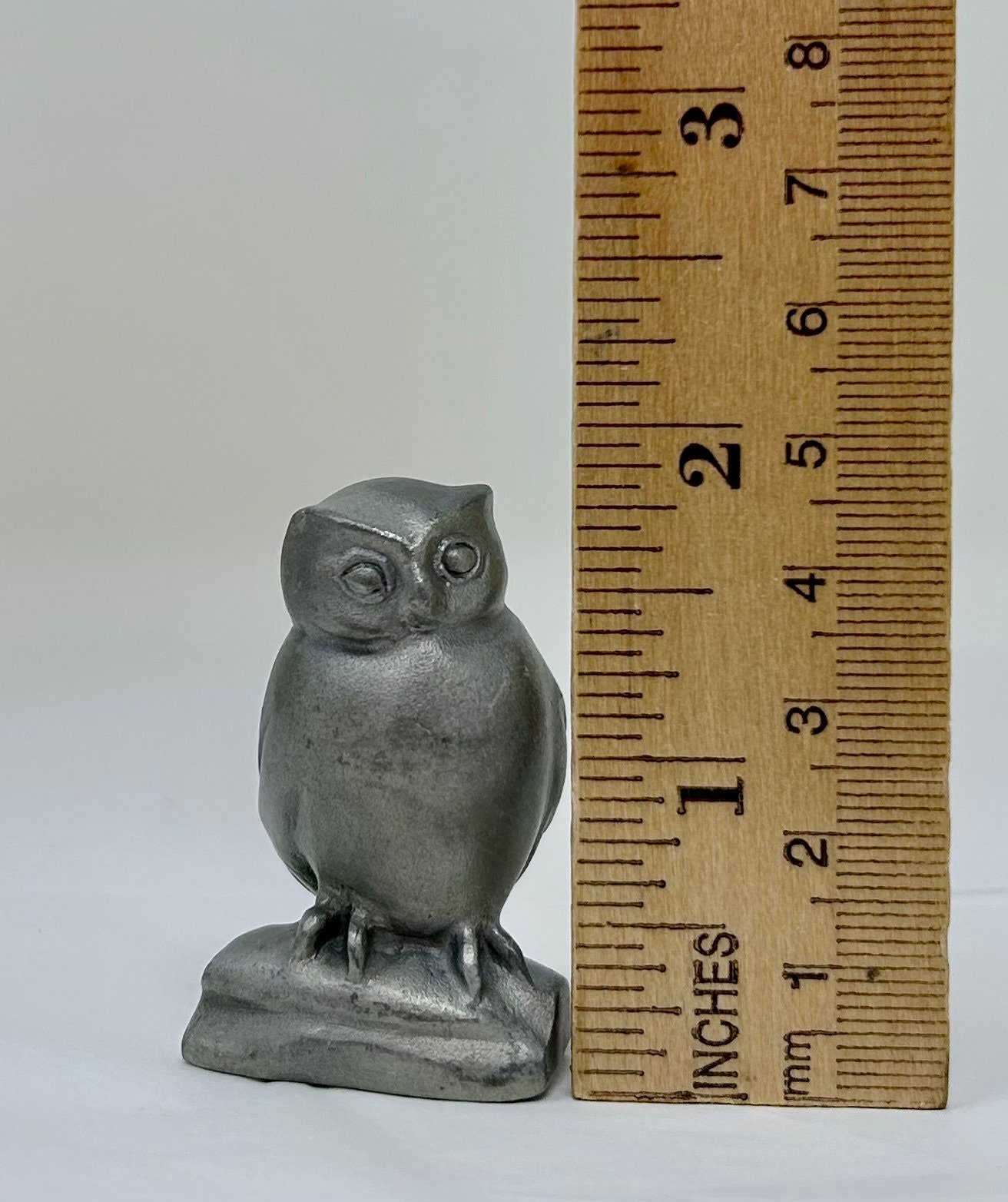 Vintage Selangor Pewter Owl Figurine 7733 - Etsy