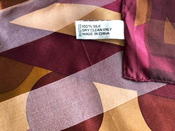 Oscar la Renta square silk scarf pocket - image 3
