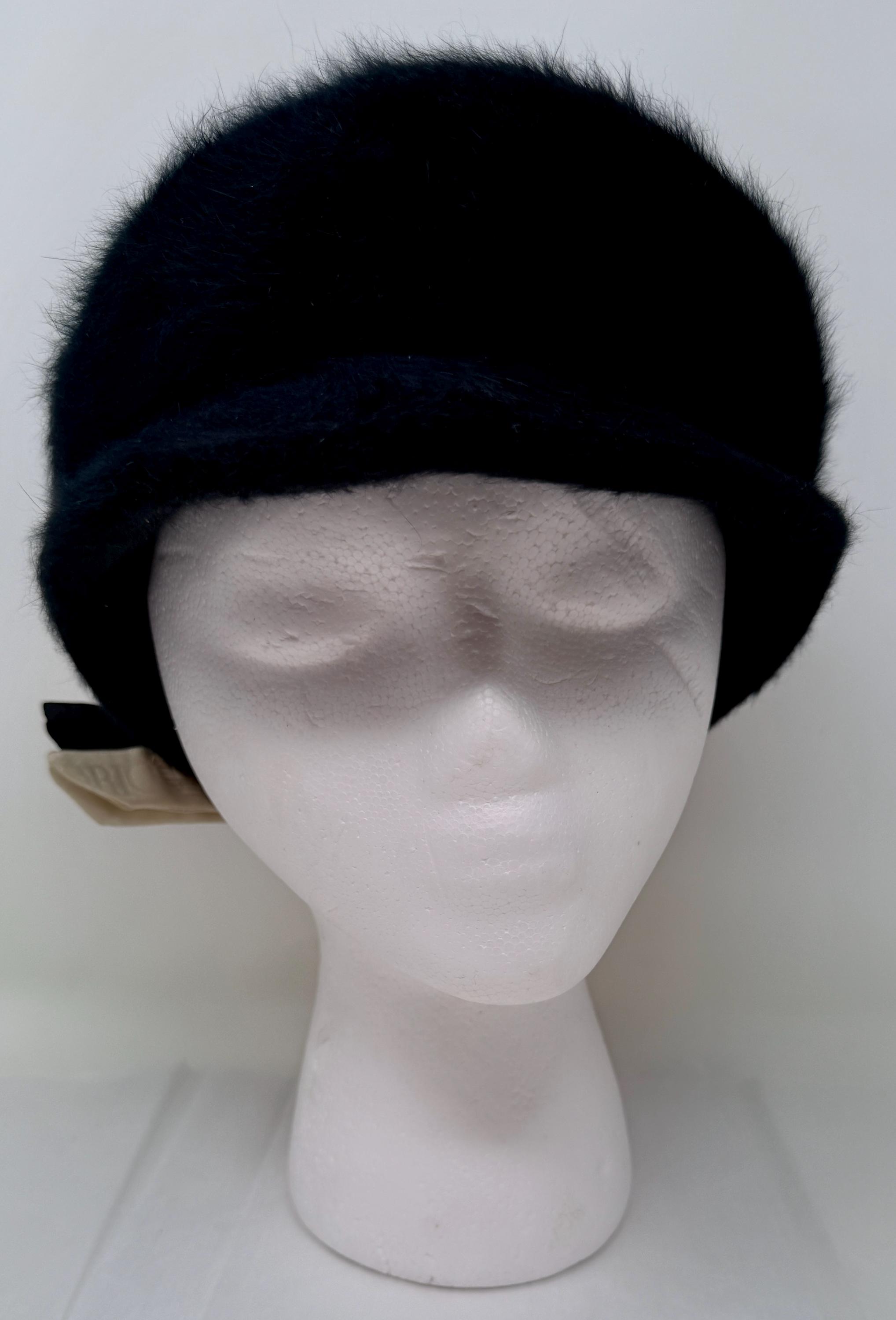 Armani Exchange Black Wool Vintage Made in Italy Knit Beanie Hat Womens One Size Armani Exchange Knitted Beanie – DTLR main image 3