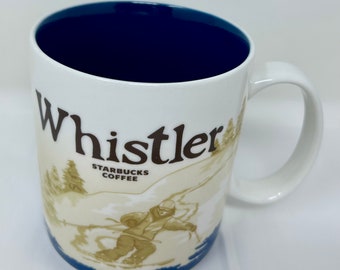 スターバックス シティマグ 旧デザイン WHISTLER Starbucks Coffee Mug – Whistler Canada City Mug 16 Oz – 2009