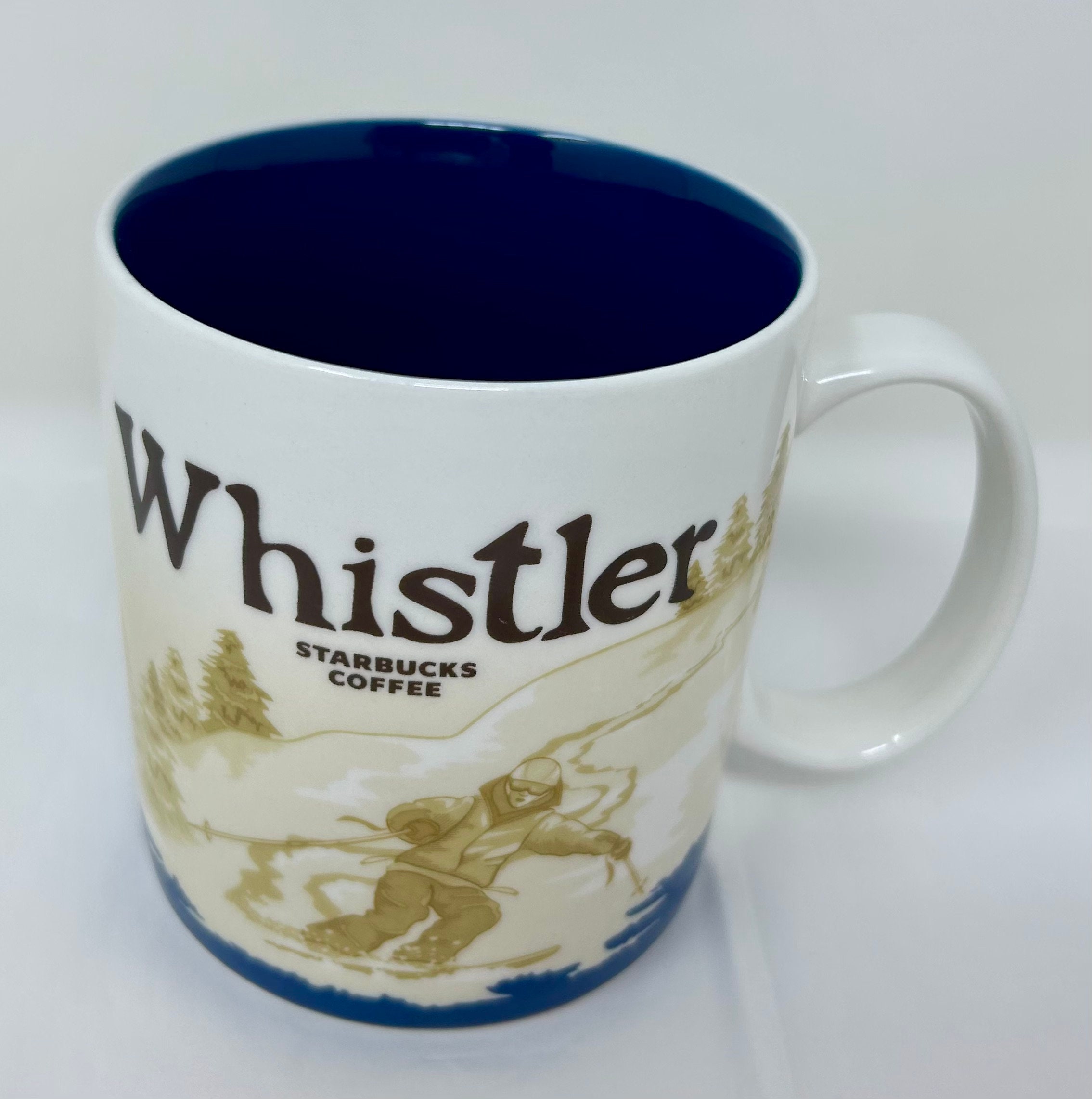 Starbucks Whistler Collector Series Mug 2009 Ski Resort Coffee Cup 