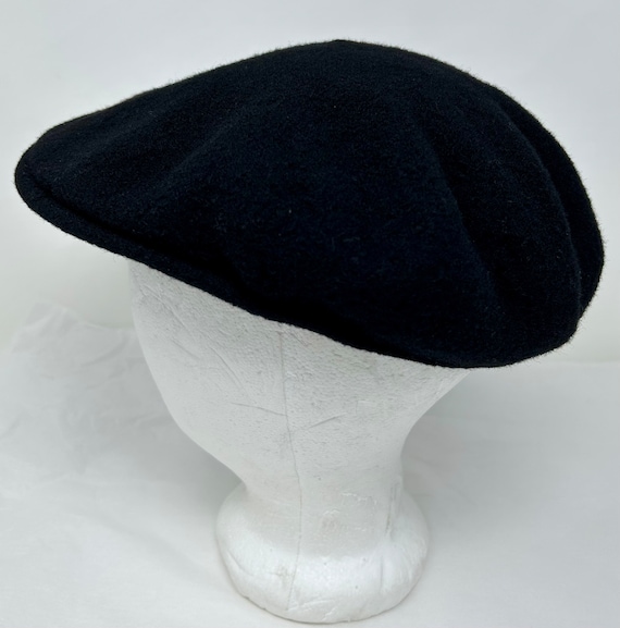 Kangol wool beret black