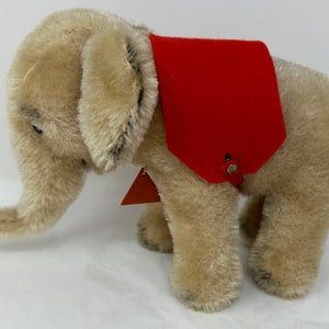vintage menta Spieltiere elefante mohair peluche juguete Clemens
