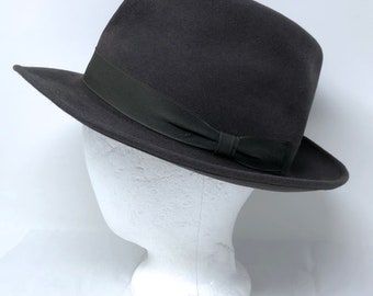 Vintage 1930's- 1940's Borsalino - Size Appx 7 1/4 - 7 3/8