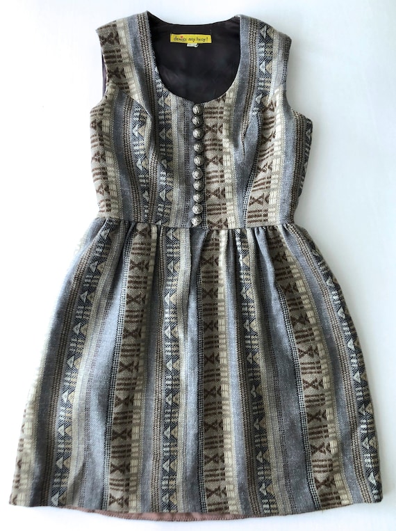 vintage Denise Are Here! dress wool jumper woven k