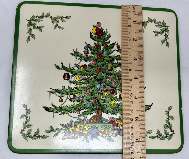 Spode Pimpernel Christmas Tree Placemats Set of 4 Large Etsy