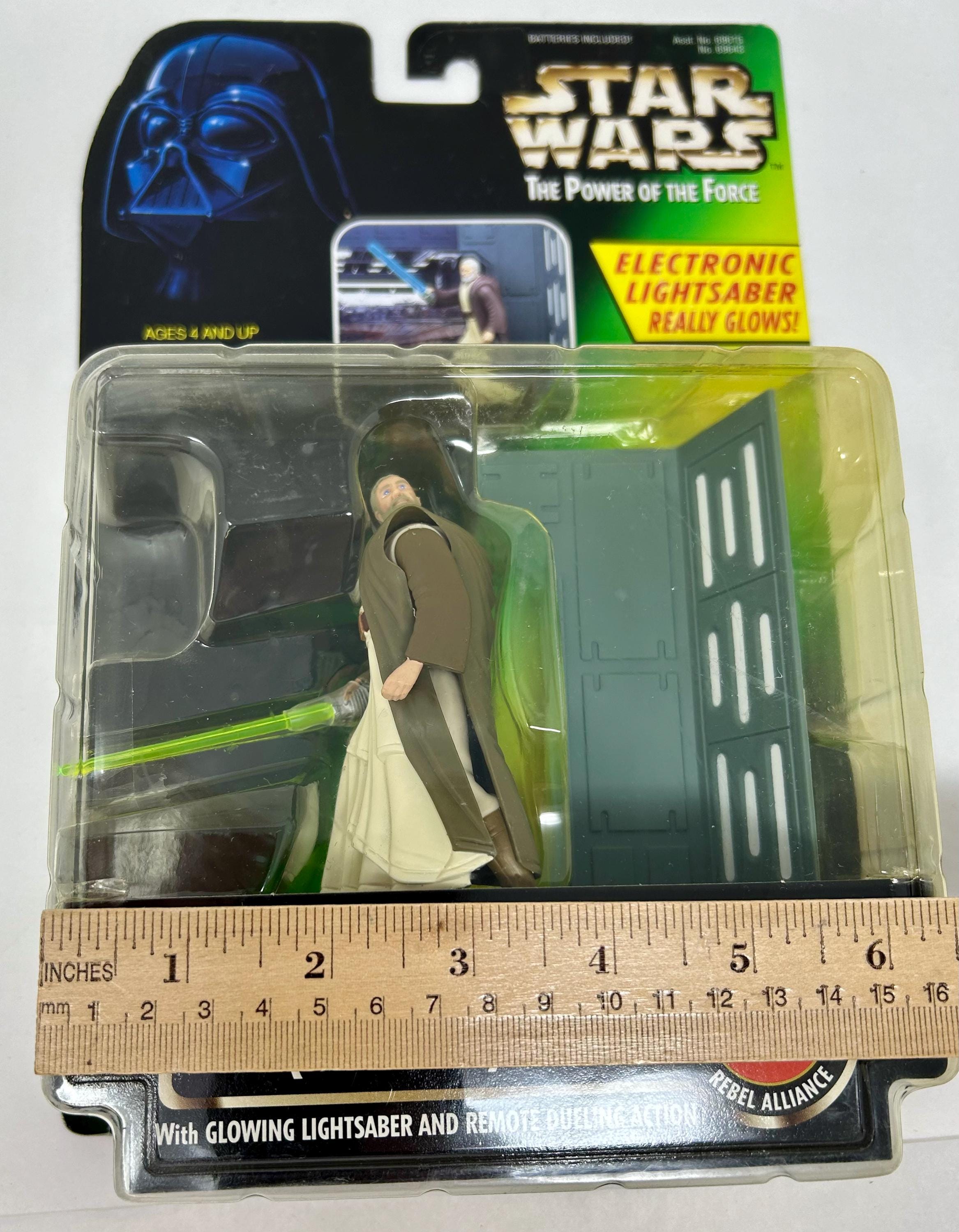Vintage 1996 Kenner Star Wars Ben Obi-wan Kenobi Electronic Power
